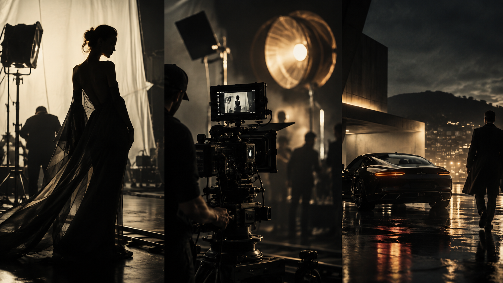 Fashion, cinema production and luxury automotive campaign